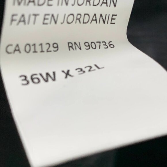 Lauren Ralph Lauren Dress Pants Men 36 Black Flat Front Pockets Straight Leg - Picture 9 of 9